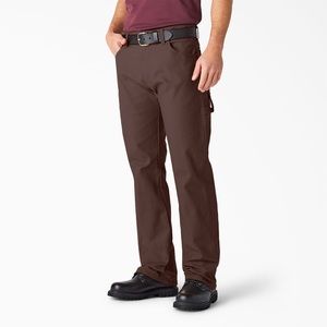 Dickies - Relaxed Fit Straight Leg Heavyweight Duck Carpenter Pants, Brown